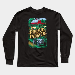 Proud Fermed | Farming lover Long Sleeve T-Shirt